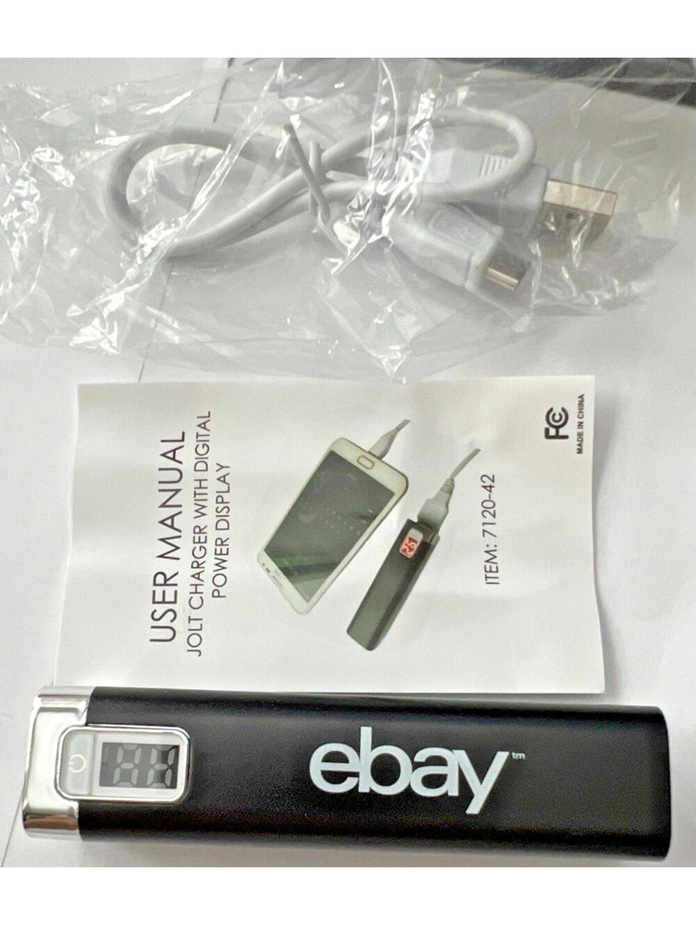 JOLT New EBAY Branded Charger with Digital Power Display New in Box